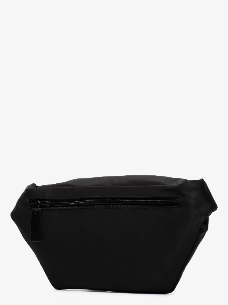 Black Icon Print Cross Body Bag