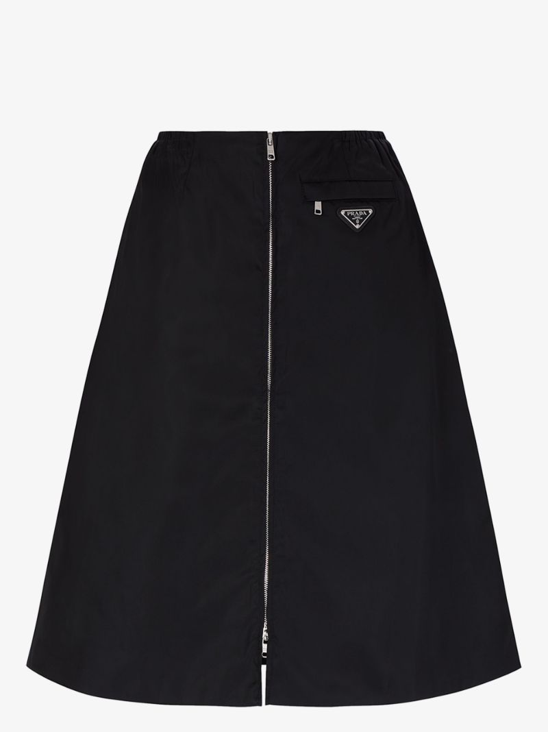 Logo Plaque A-line Skirt