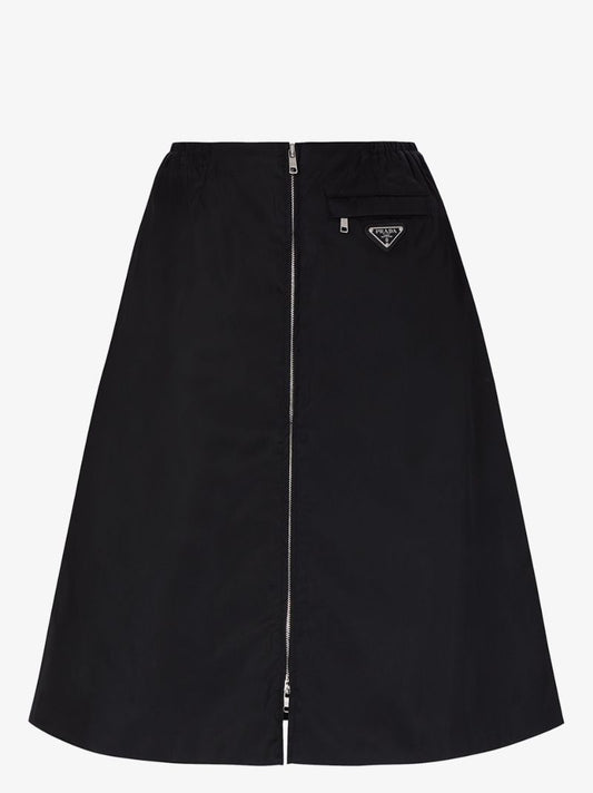 Logo Plaque A-line Skirt