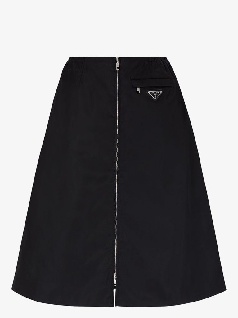 Logo Plaque A-line Skirt