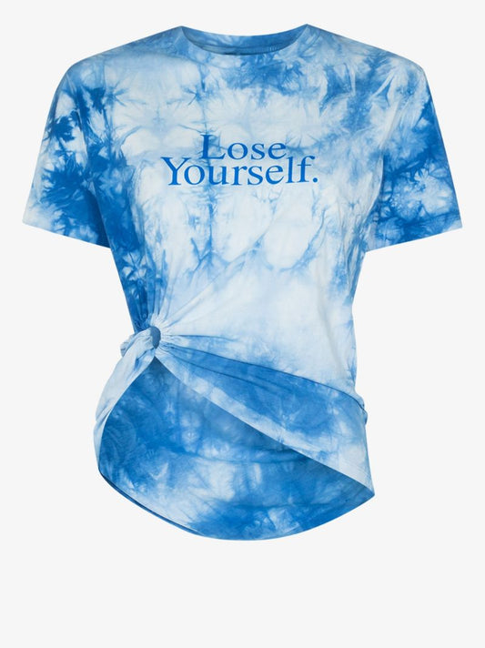 X Peter Saville Lose Yourself Tie-dye T-shirt