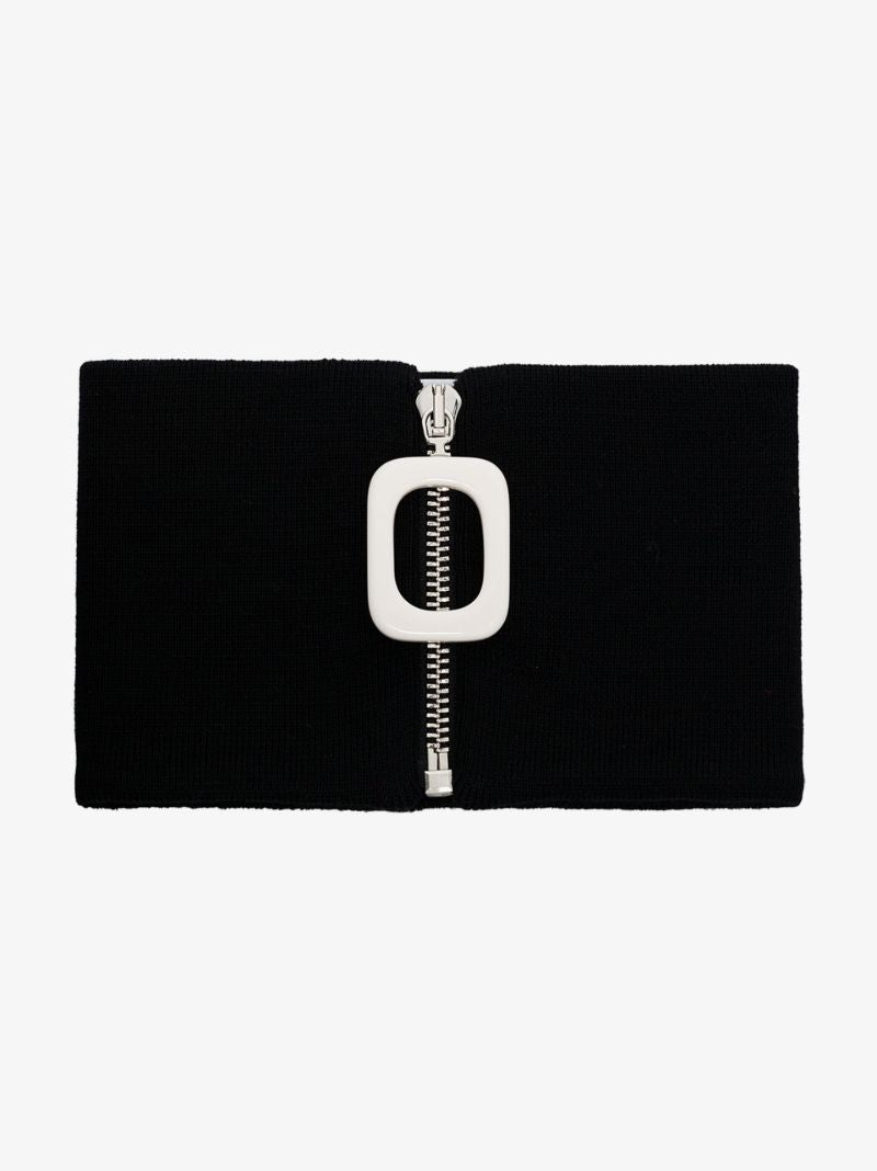 Black Wool Neckband