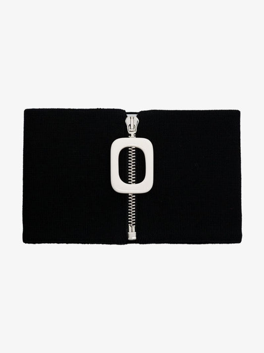 Black Wool Neckband