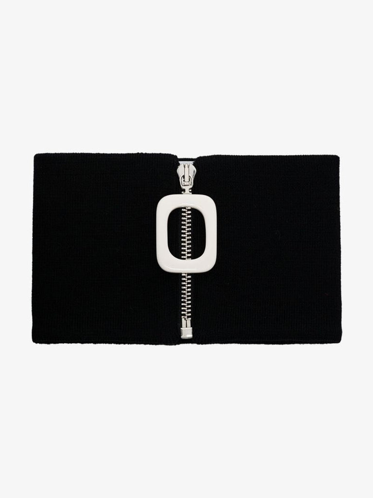 Black Wool Neckband