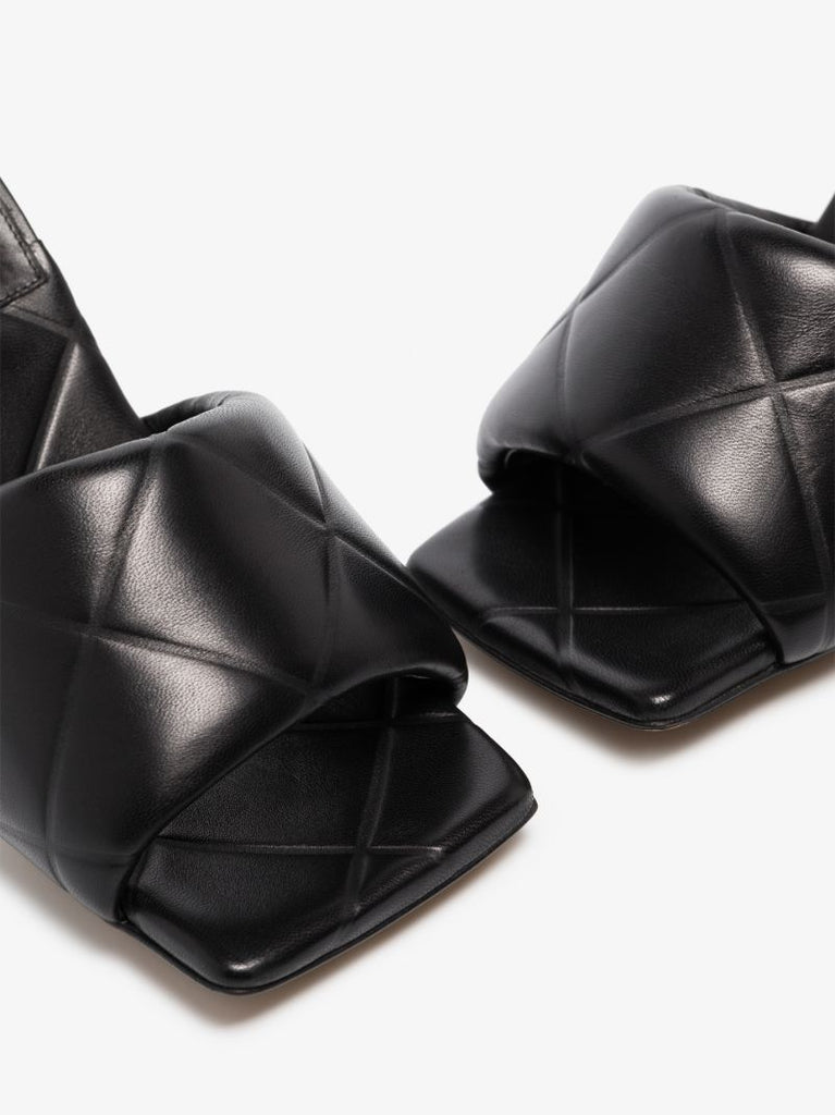 Black the Rubber Lido 90 Leather Sandals