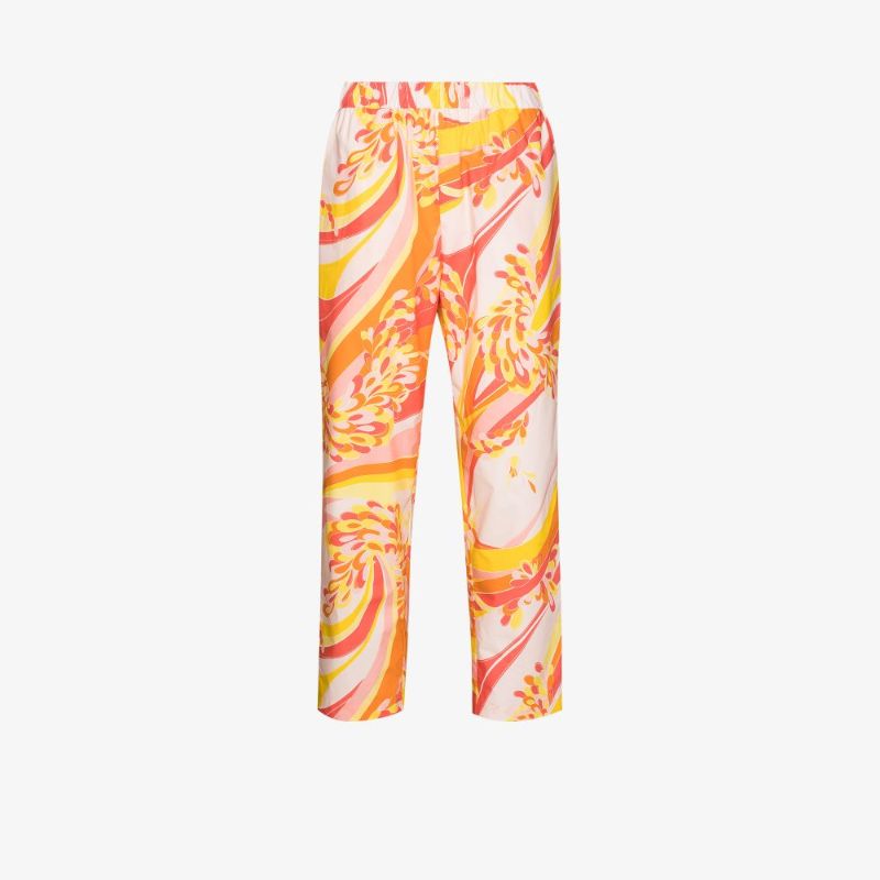 Lilly Printed Cotton Trousers