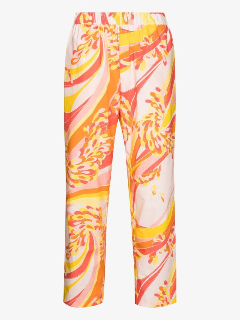 Lilly Printed Cotton Trousers