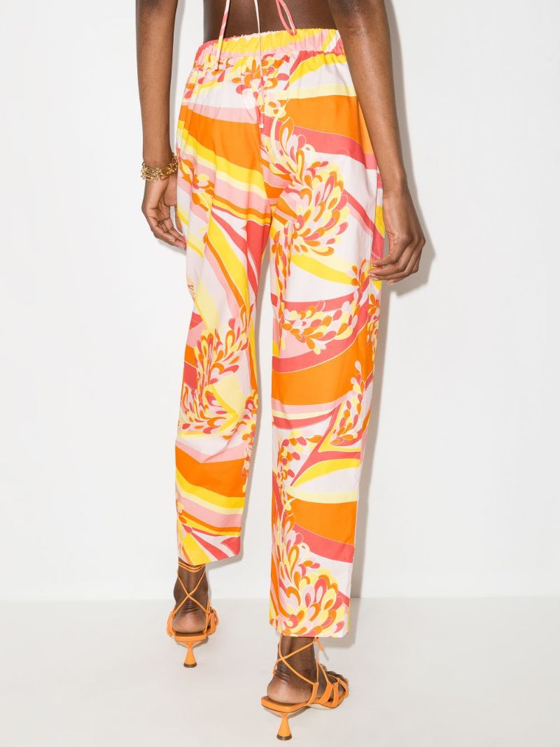 Lilly Printed Cotton Trousers