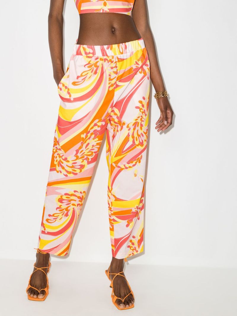 Lilly Printed Cotton Trousers