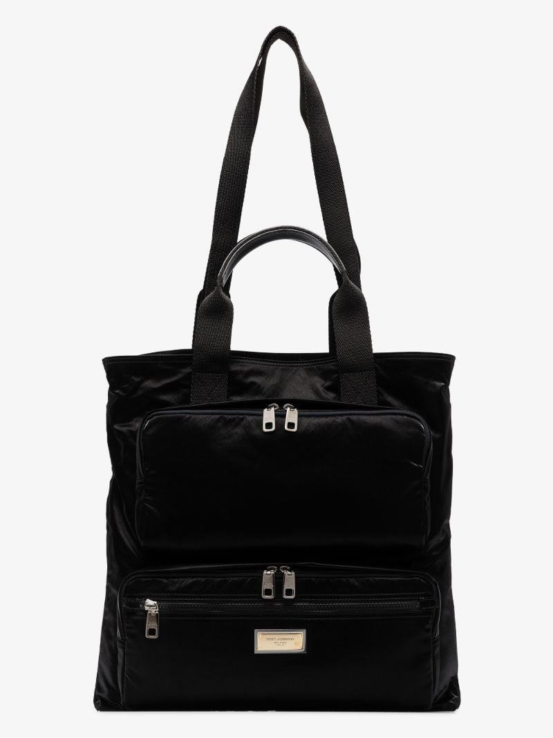 Black Shopper Tote Bag
