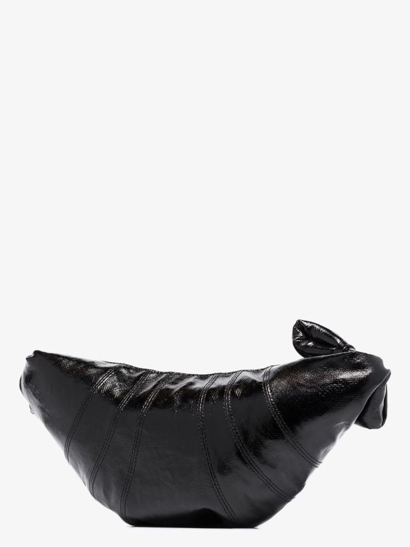 Black Croissant Small Cross Body Bag