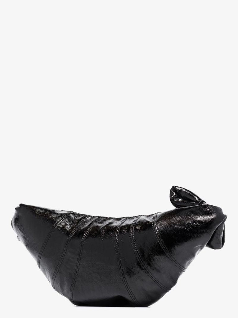 Black Croissant Small Cross Body Bag