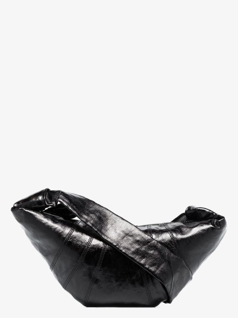 Black Croissant Small Cross Body Bag