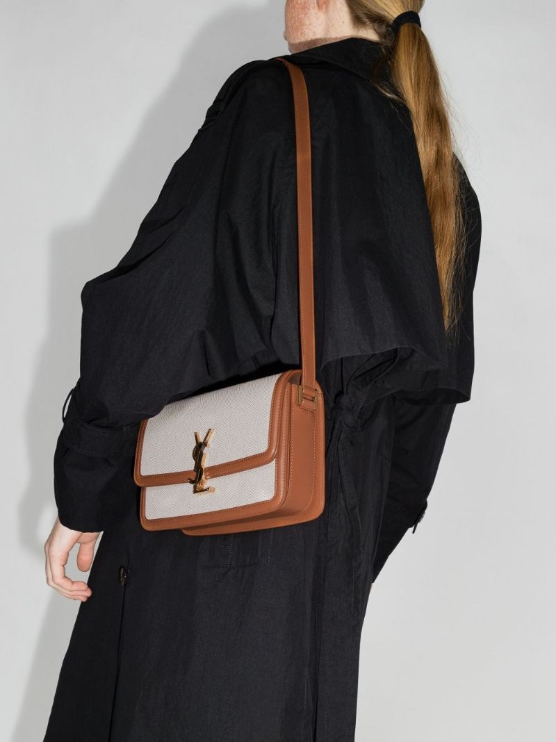 Neutral Solferino Medium Canvas Cross Body Bag