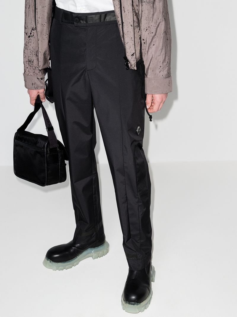 Belted Technical Trousers
