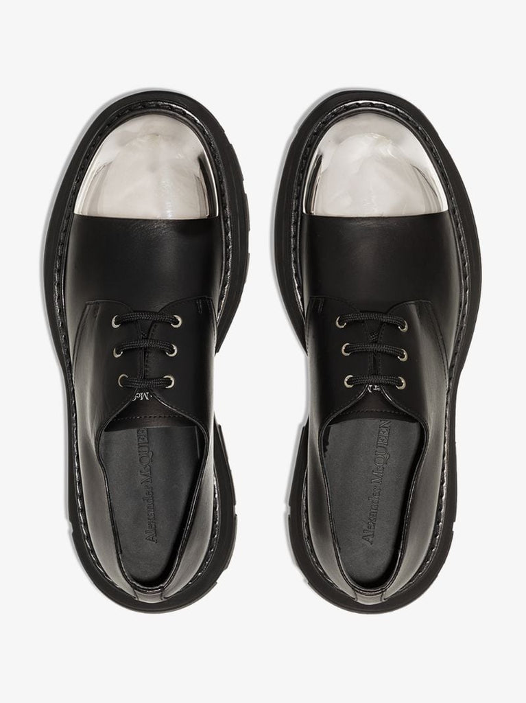 Black Tread Derby Shoes
