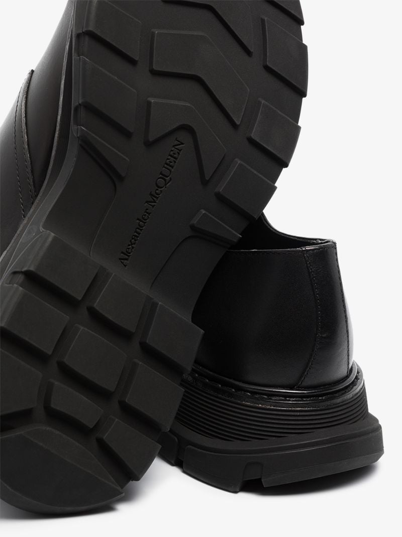 Black Tread Derby Shoes