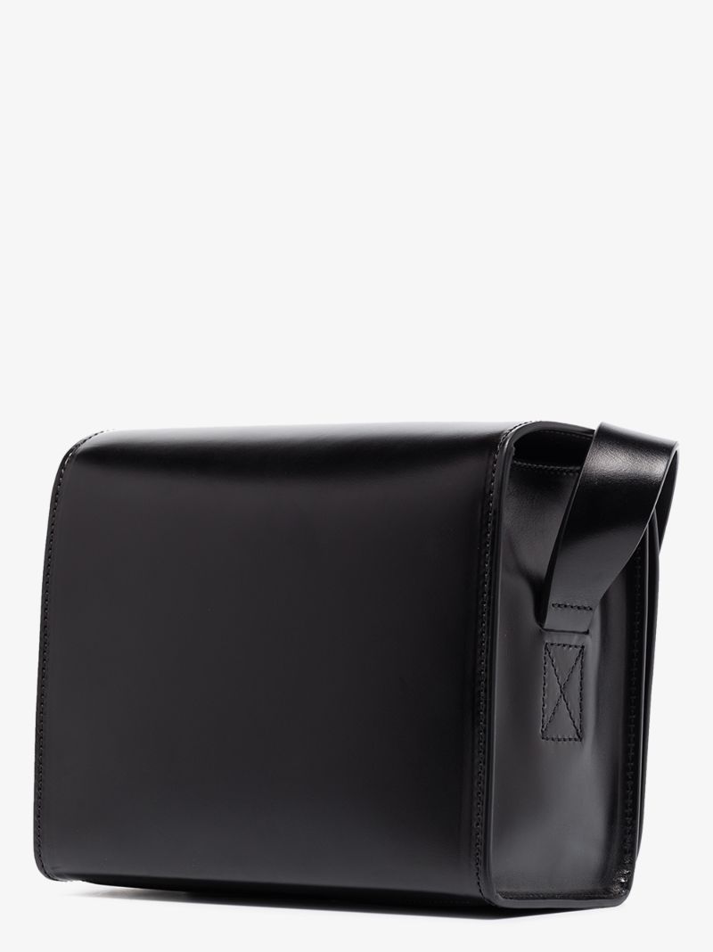 Black Leather Camera Bag