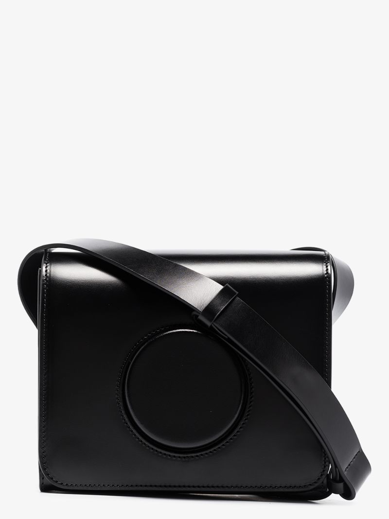 Black Leather Camera Bag