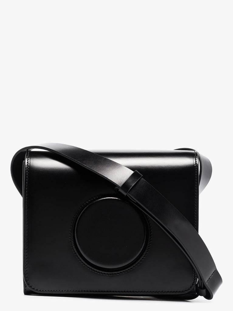 Black Leather Camera Bag