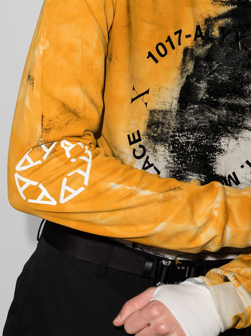 Address Logo Chalk Print Sweatshirt