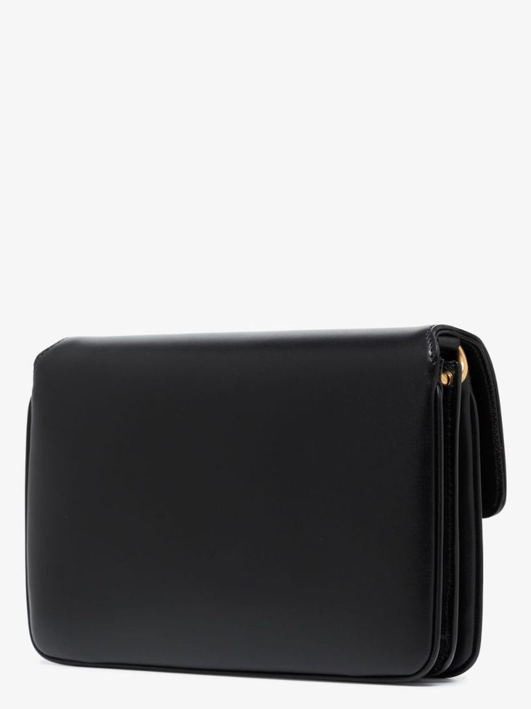 Black Le Maillon Leather Cross Body Bag