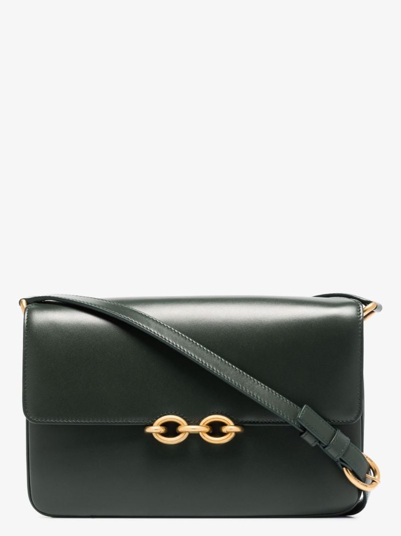 Green Le Maillon Leather Cross Body Bag