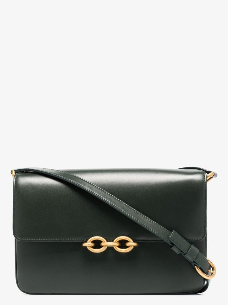 Green Le Maillon Leather Cross Body Bag