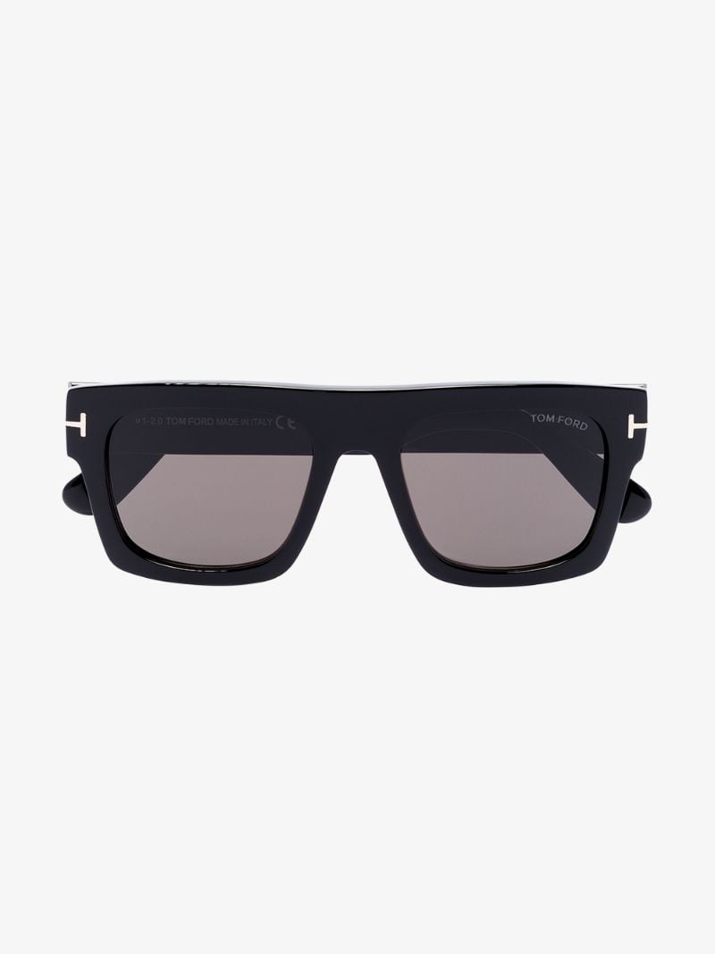 Black Fausto Square Sunglasses