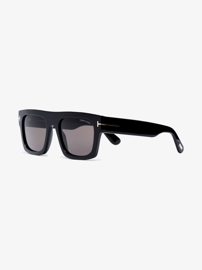 Black Fausto Square Sunglasses