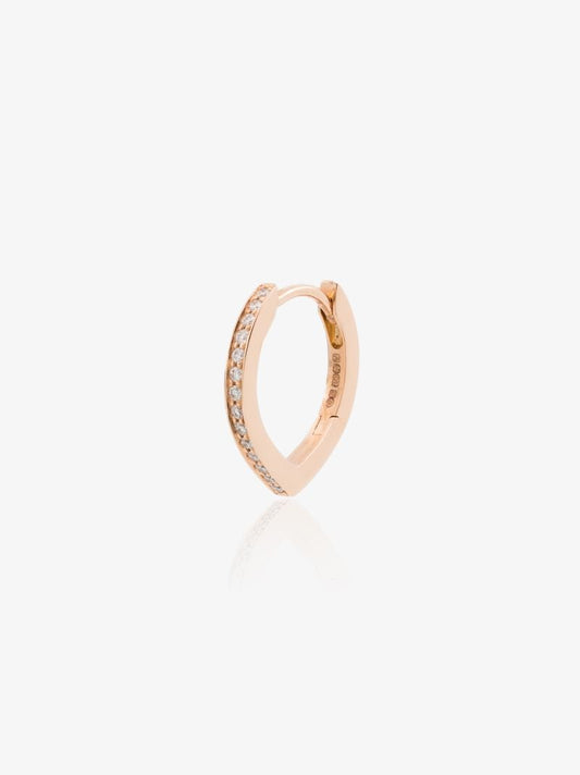 18k Rose Gold Antifer Diamond Earring