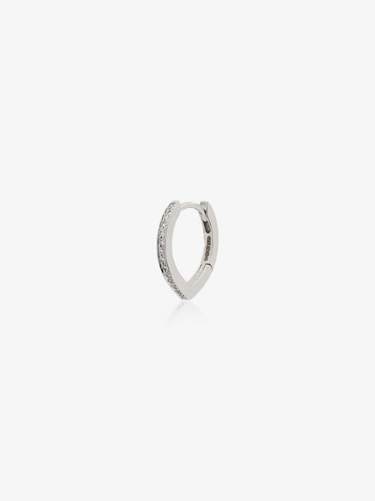 18k White Gold Antifer Diamond Earring