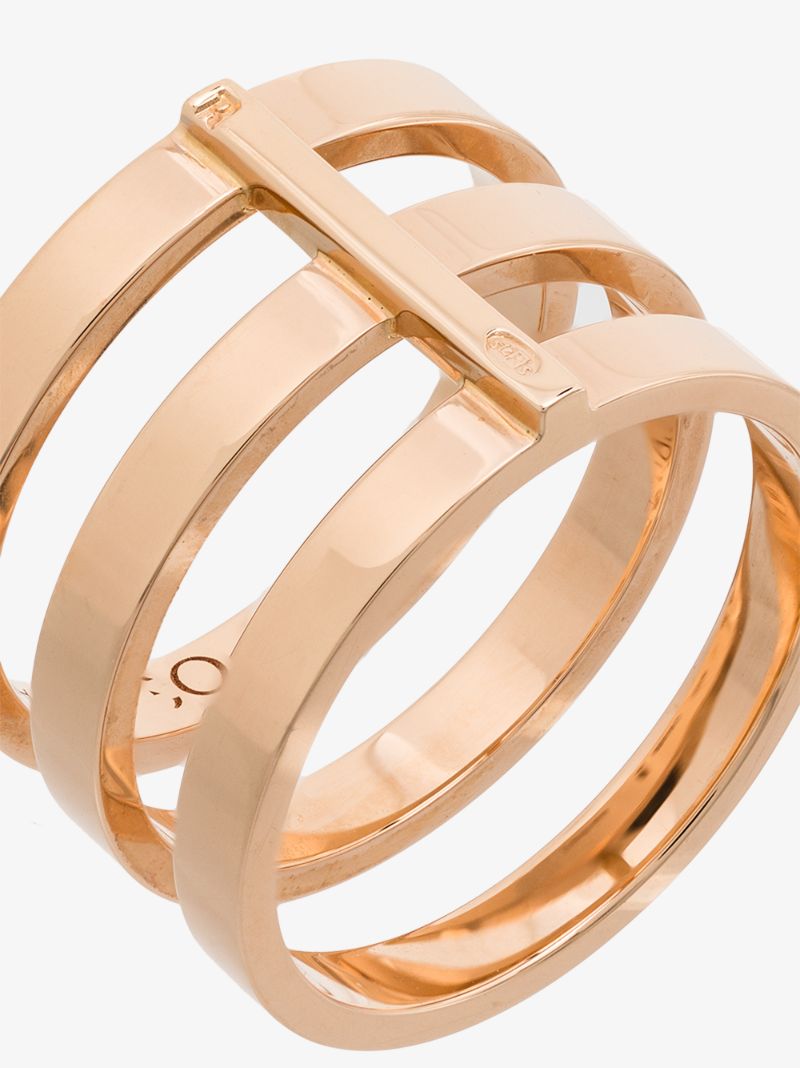 18k Rose Gold Berbere Triple Row Ring