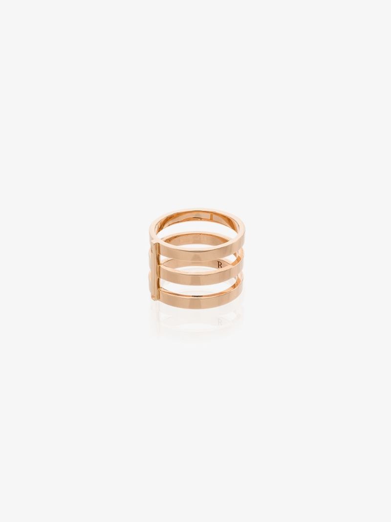 18k Rose Gold Berbere Triple Row Ring