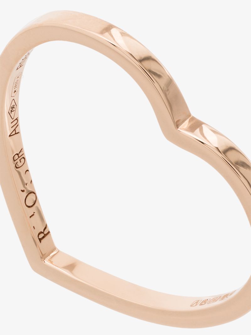 18k Rose Gold Antifer Heart Ring