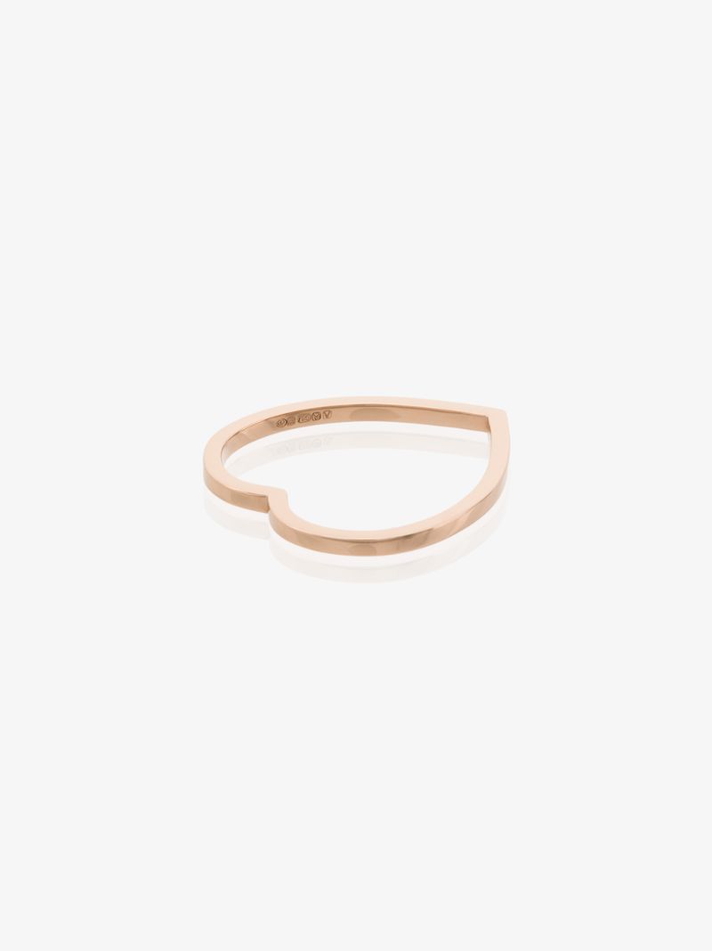 18k Rose Gold Antifer Heart Ring