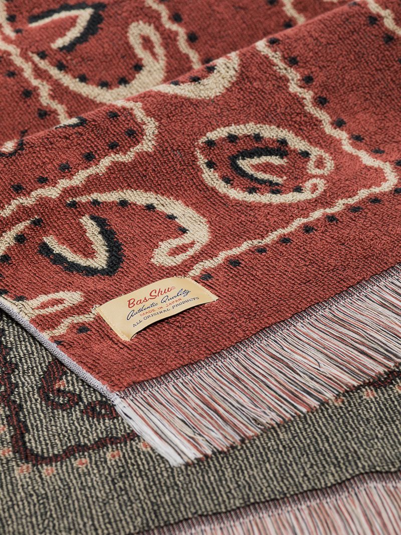 Red Bandana Print Towel