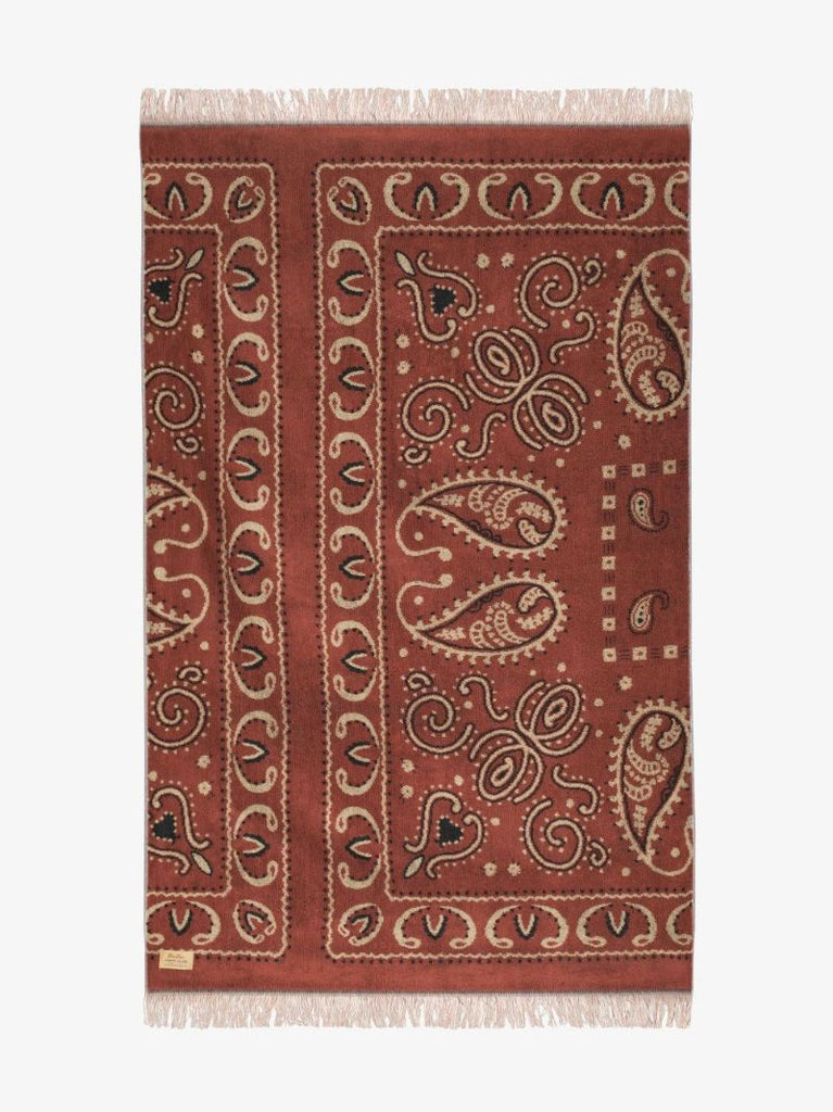Red Bandana Print Towel