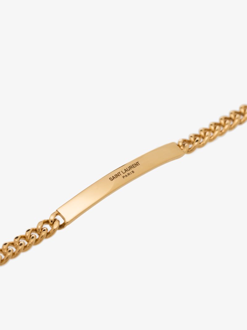 Gold-plated Logo Id Bracelet