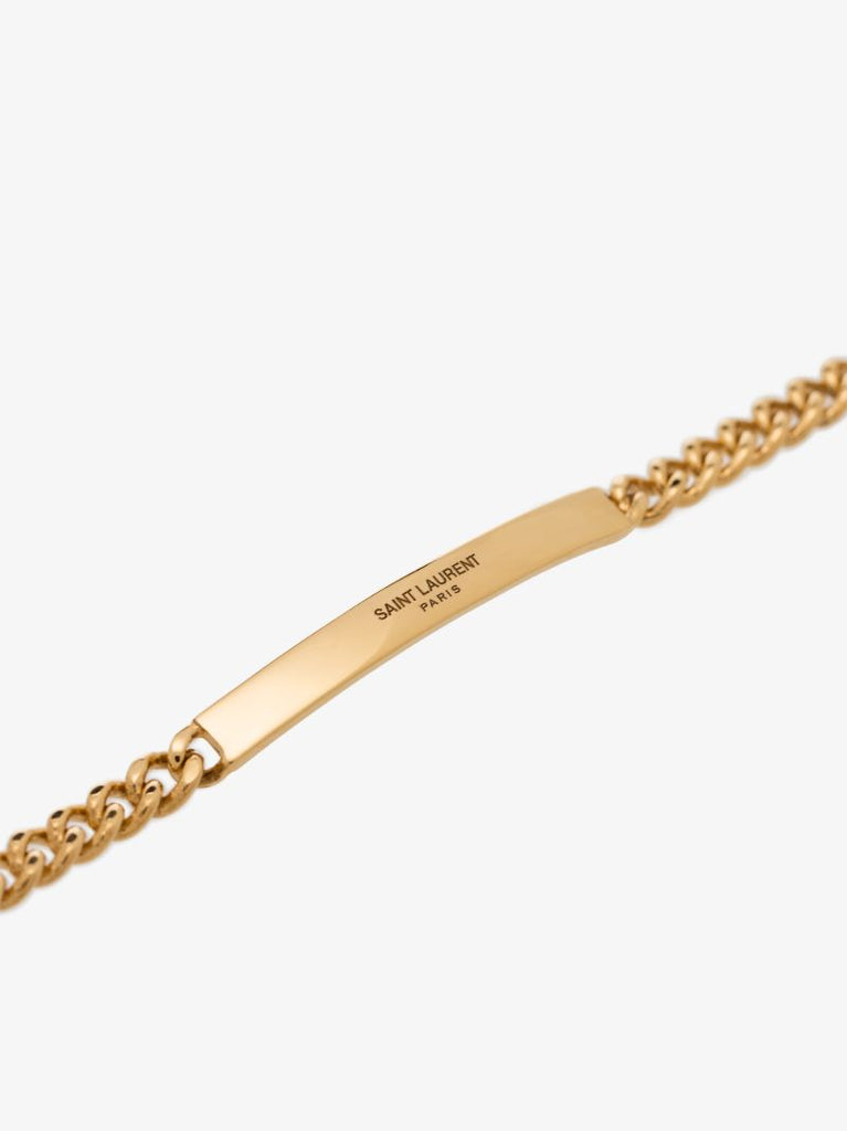 Gold-plated Logo Id Bracelet