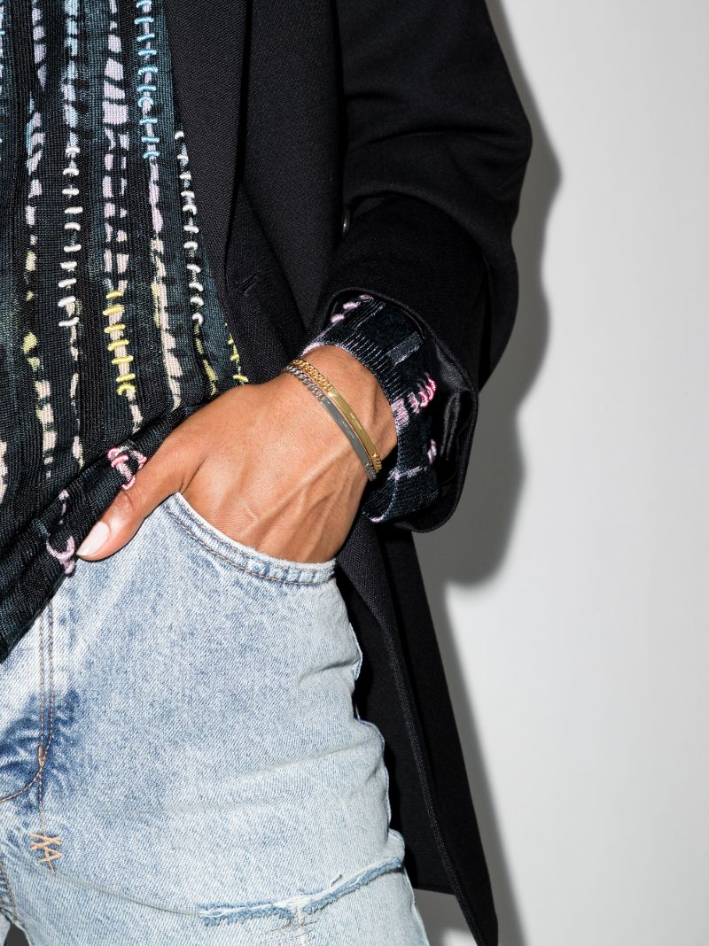Gold-plated Logo Id Bracelet