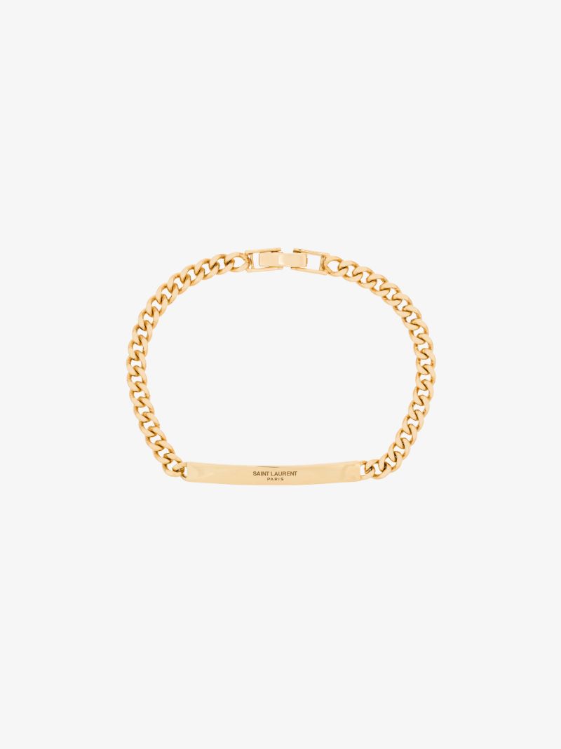 Gold-plated Logo Id Bracelet
