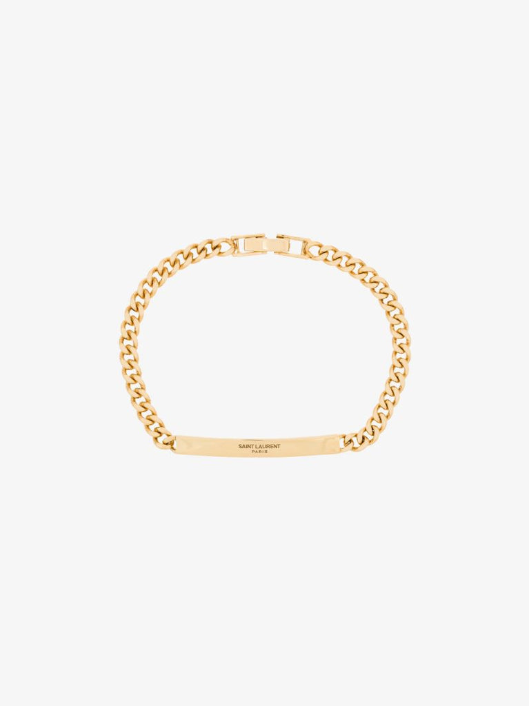 Gold-plated Logo Id Bracelet