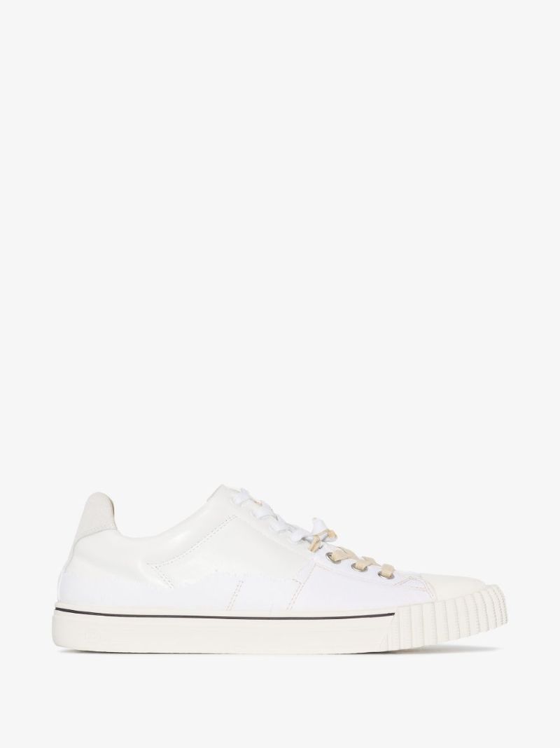 White Evolution Low Top Sneakers