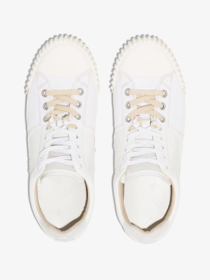 White Evolution Low Top Sneakers