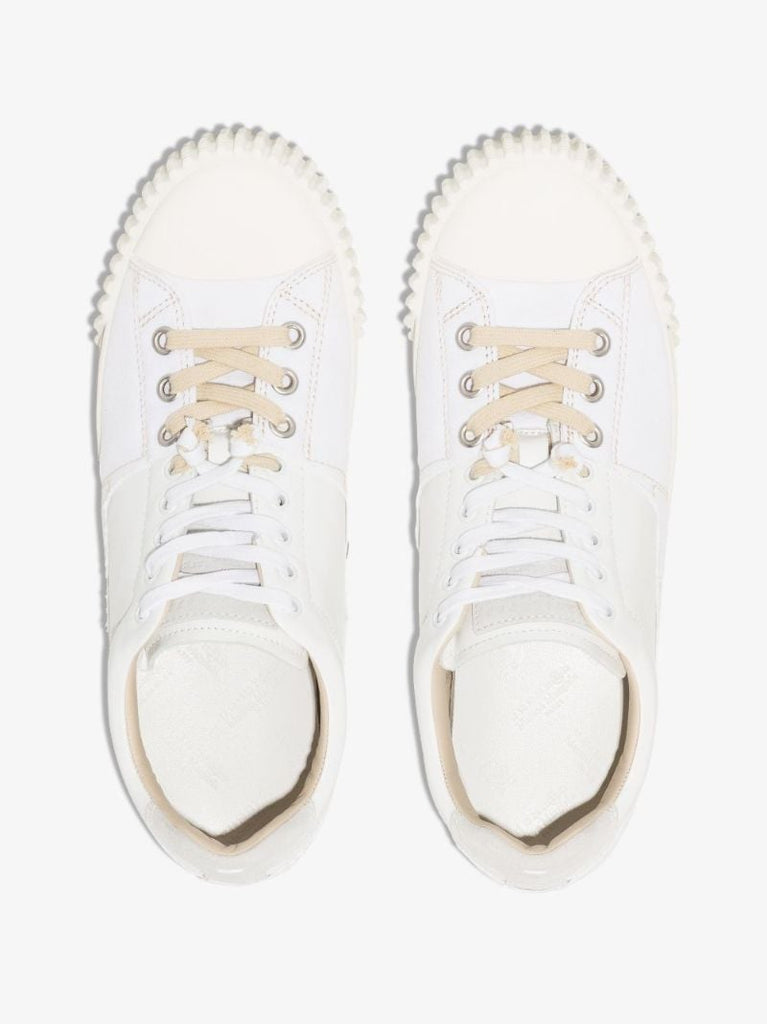 White Evolution Low Top Sneakers