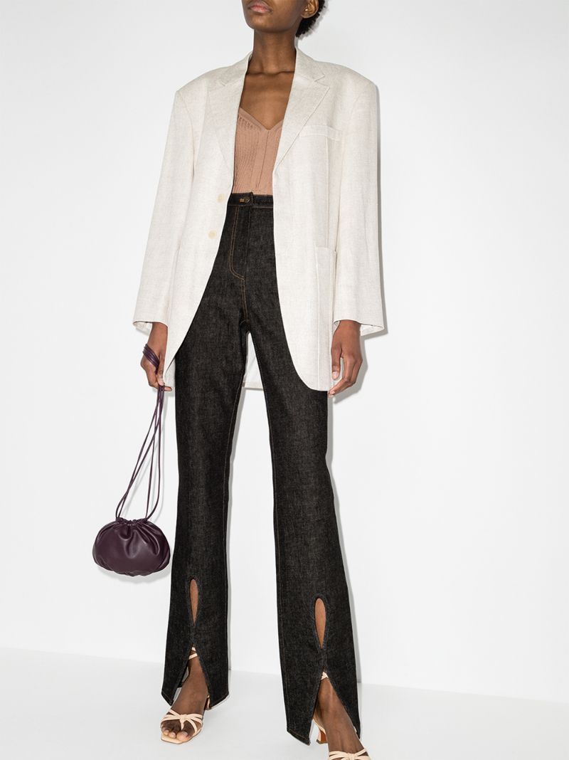 Mattie Cutout Bootcut Jeans