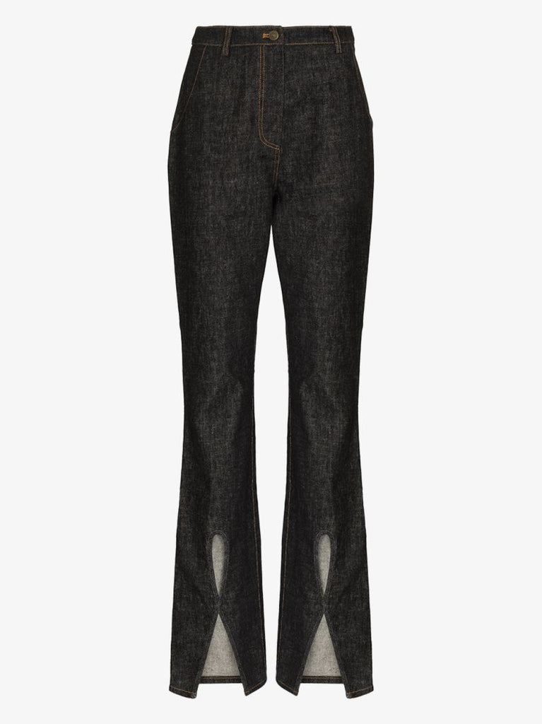 Mattie Cutout Bootcut Jeans