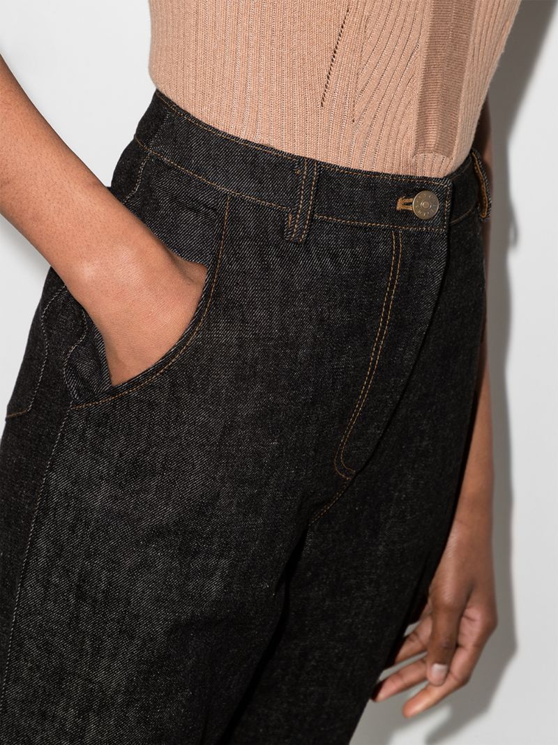 Mattie Cutout Bootcut Jeans