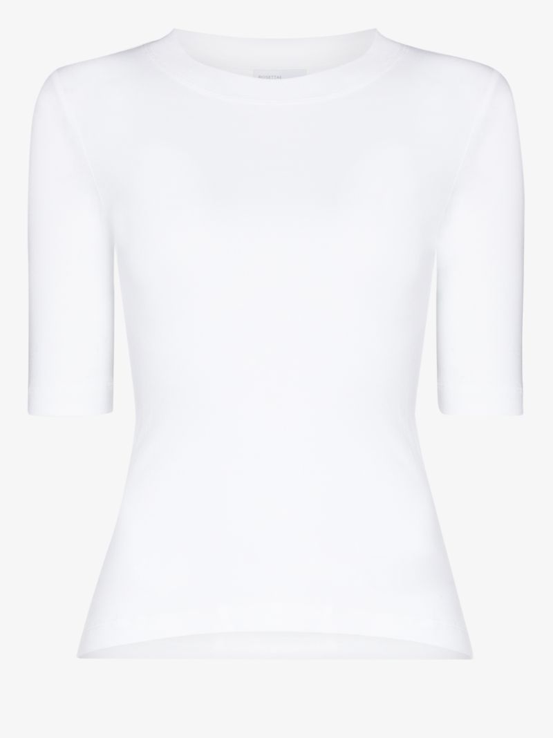 Cropped Sleeve T-shirt